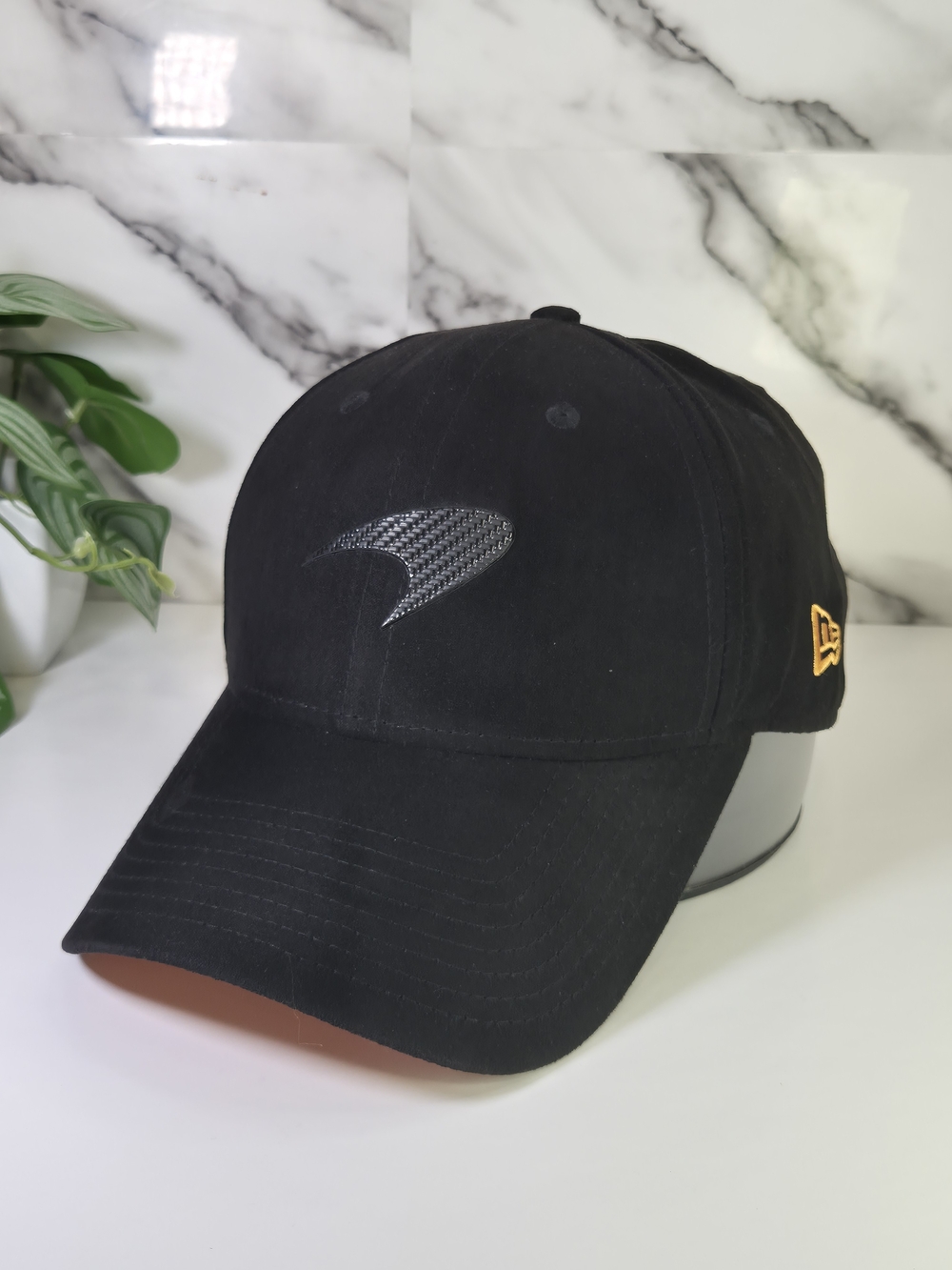 McLaren F1 New Era Black Baseball Cap with Orange Details